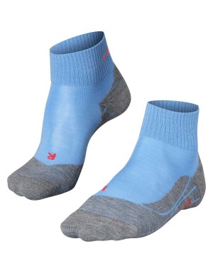 Sports Socks Falke TK5 Wander Short Trekking Short sock Damskie Niebieskie | AMWCUQ-758