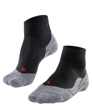 Sports Socks Falke TK5 Wander Short Trekking Short sock Damskie Czarne | KAJRMQ-057