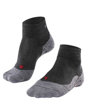 Sports Socks Falke TK5 Wander Short Trekking Short sock Damskie Szare | SOKNET-705