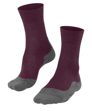 Sports Socks Falke TK5 Wander Trekking Socks Damskie Czerwone | LONCPG-497