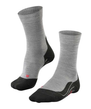 Sports Socks Falke TK5 Wander Trekking Socks Damskie Szare | BWARGF-410