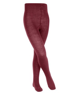 Tights Falke Comfort Wool Tights Dziecięce Czerwone | YNMJRL-019