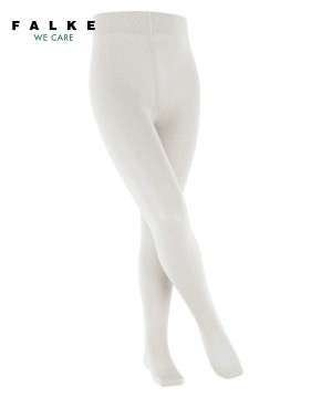 Tights Falke Cotton Touch Tights Dziecięce Białe | CAJMXH-803