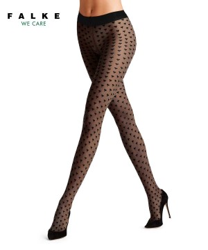 Tights Falke Darling 15 DEN Tights Damskie Czarne | WHGJVL-728