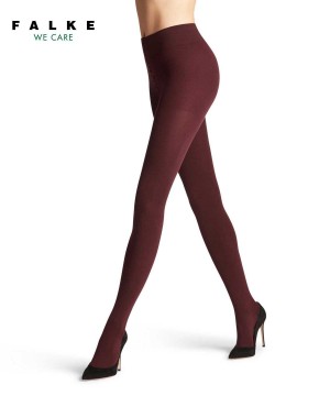 Tights Falke Family Tights Damskie Czerwone | WOTSQI-823