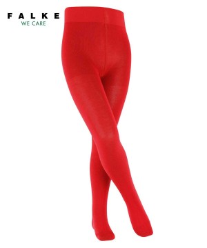 Tights Falke Family Tights Dziecięce Czerwone | RLDFAY-187