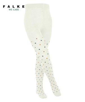 Tights Falke Multidot Tights Dziecięce Białe | ULHESX-615