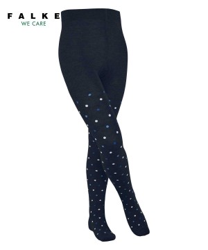 Tights Falke Multidot Tights Dziecięce Niebieskie | LVGTYC-162