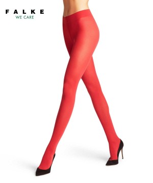 Tights Falke Pure Matt 50 DEN Tights Damskie Czerwone | HGWRYO-347