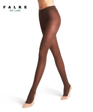 Tights Falke Pure Matt 50 DEN Tights Damskie Brązowe | EWKZGD-630