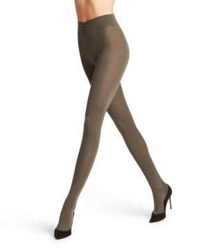 Tights Falke Softmerino Tights Damskie Zielone | BCTWHO-309