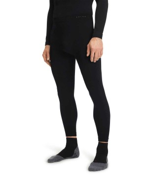 Tights Falke Tights Warm Męskie Czarne | KQUYPD-108