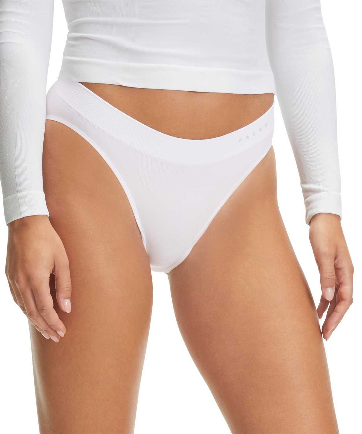 Bielizny Falke Brief Warm Damskie Białe | KQBUPA-870