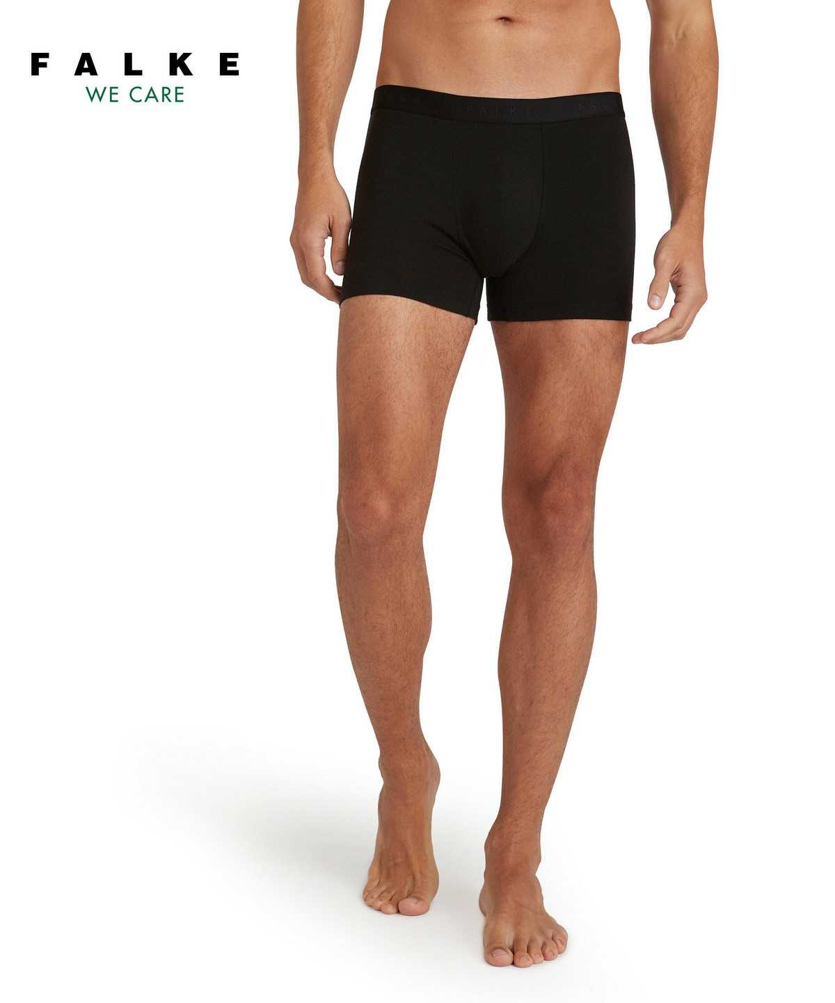 Boxer & Slips Falke Boxer Daily ClimaWool Męskie Czarne | FRLCMQ-542