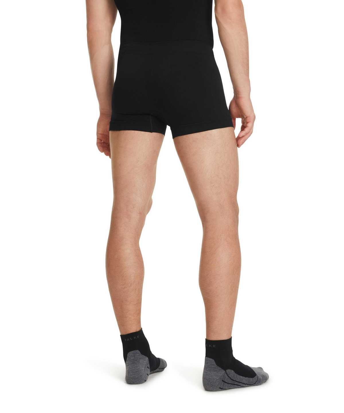 Boxer & Slips Falke Boxer Warm Męskie Czarne | JCSZXT-540