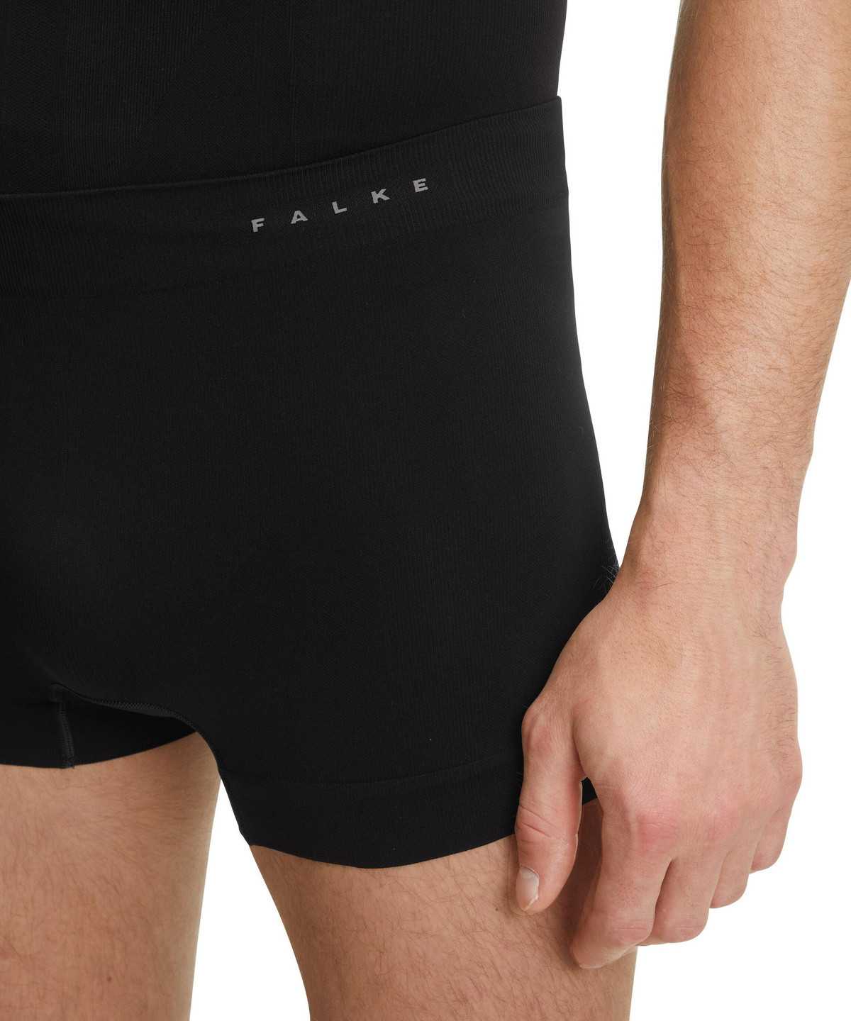 Boxer & Slips Falke Boxer Warm Męskie Czarne | JCSZXT-540