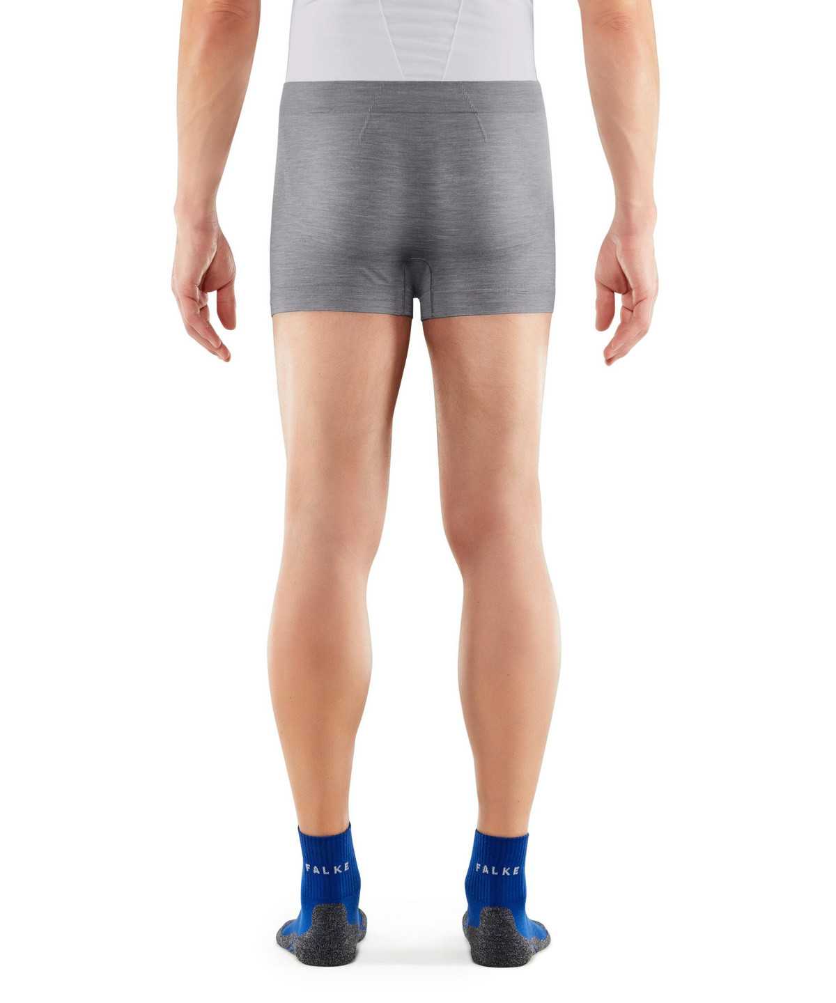 Boxer & Slips Falke Boxer Wool-Tech Light Męskie Szare | AWLQPJ-706