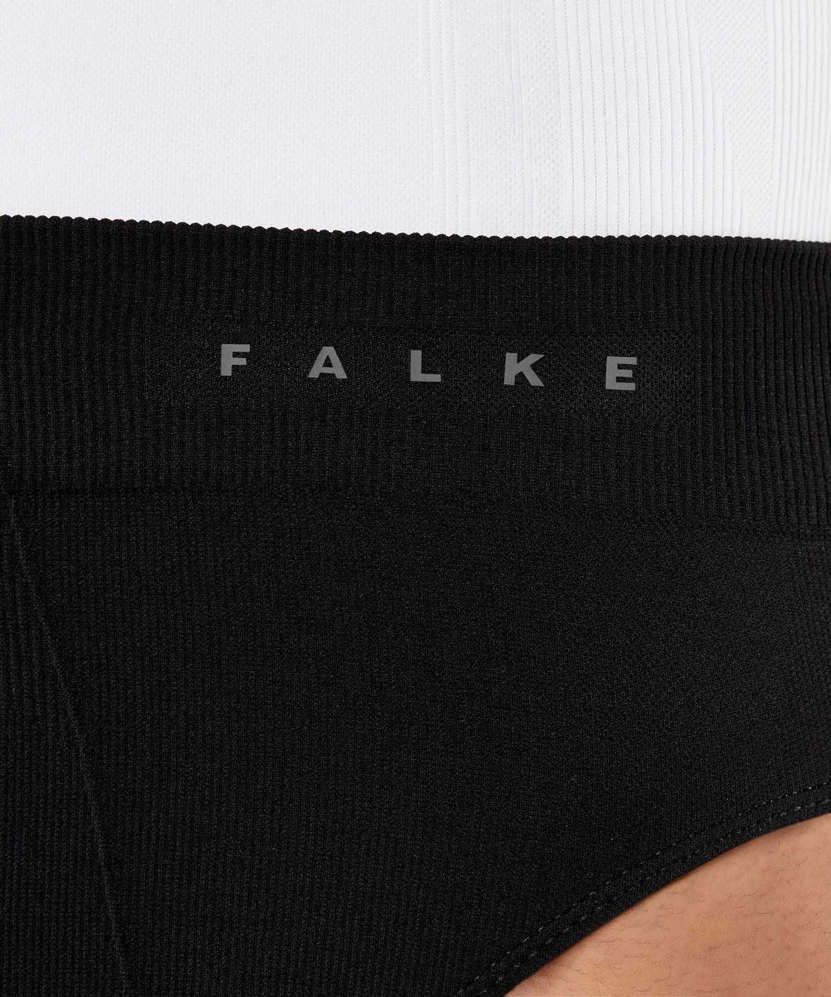 Boxer & Slips Falke Brief Warm Męskie Czarne | SRGPZF-694