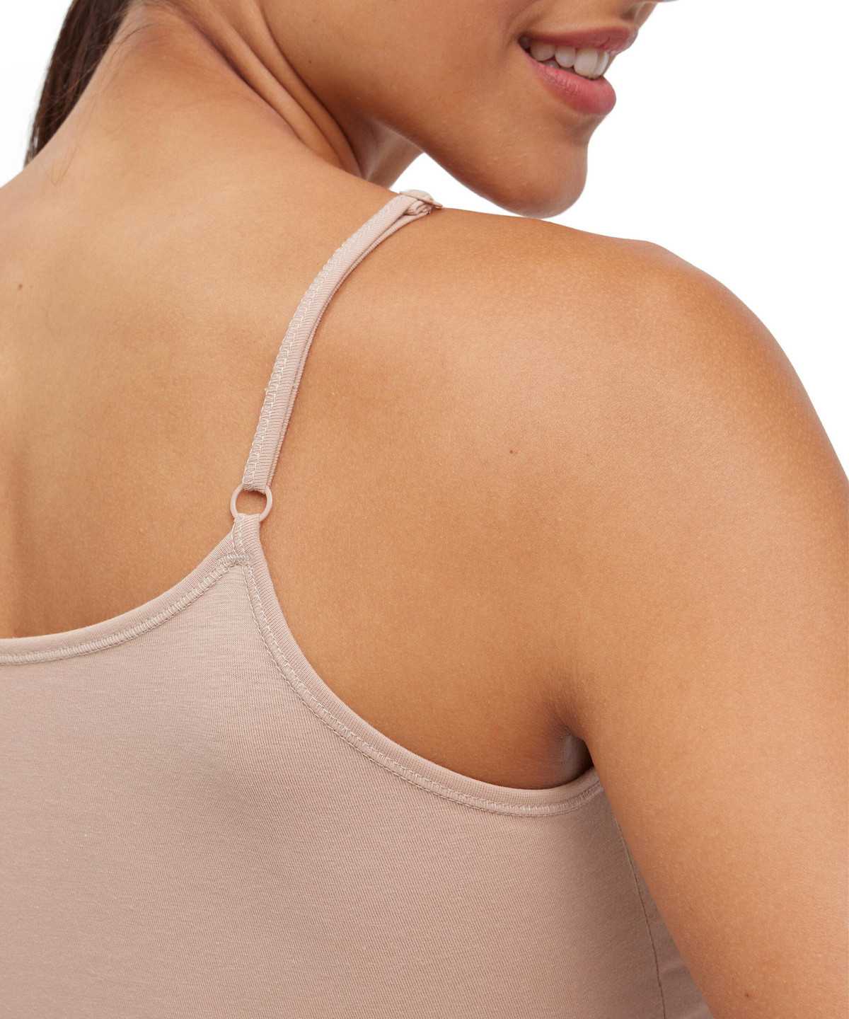 Bras & Tops Falke Top Round-neck Daily Climate Control Damskie Brązowe | WBVLGX-561