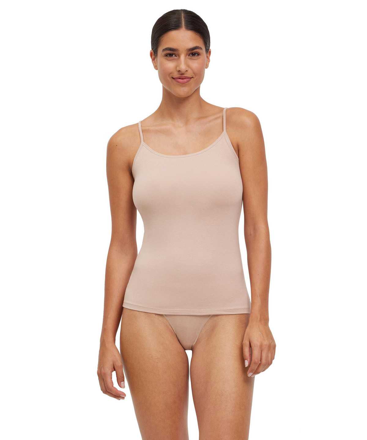 Bras & Tops Falke Top Round-neck Daily Climate Control Damskie Brązowe | WBVLGX-561