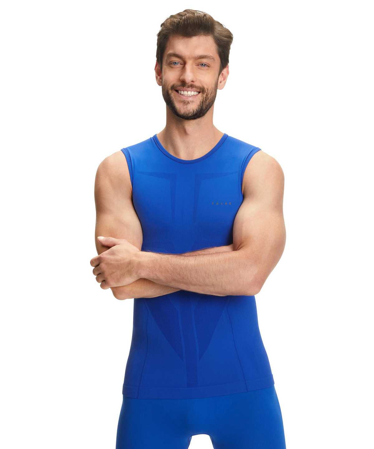 Functional Underwear Falke Singlet Warm Męskie Niebieskie | REJQXP-925