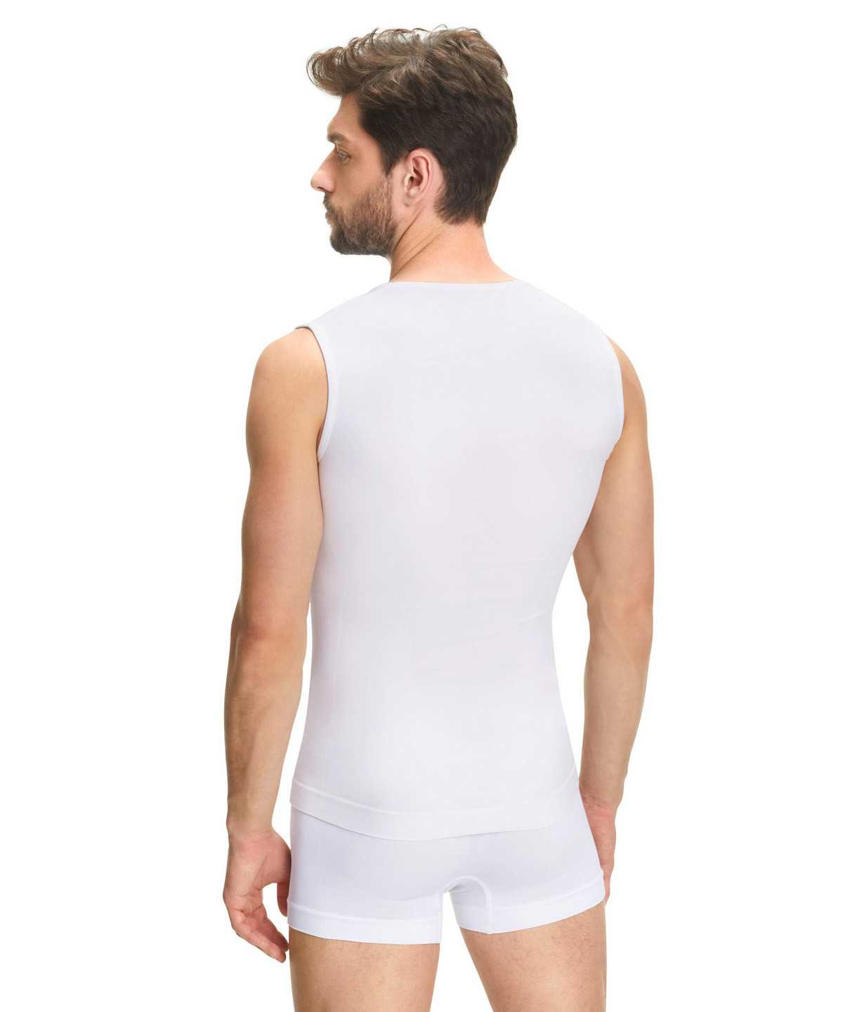 Functional Underwear Falke Singlet Warm Męskie Białe | FESJBR-345