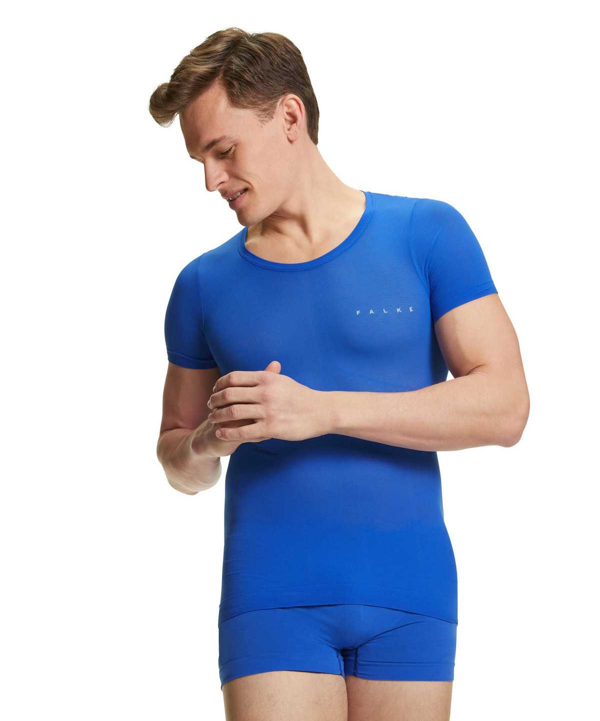 Functional Underwear Falke T-Shirt Ultralight Cool Męskie Niebieskie | WIONPG-576