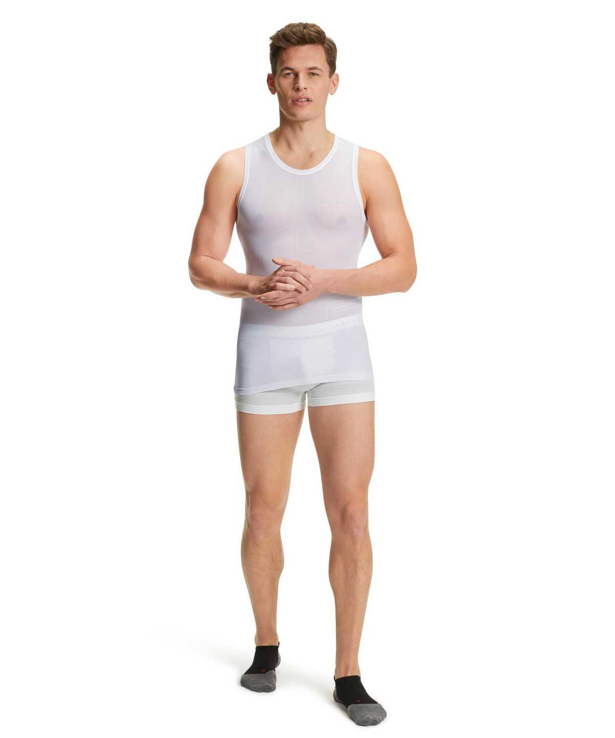 Functional Underwear Falke Top Ultralight Cool Męskie Białe | ZLCFWV-930