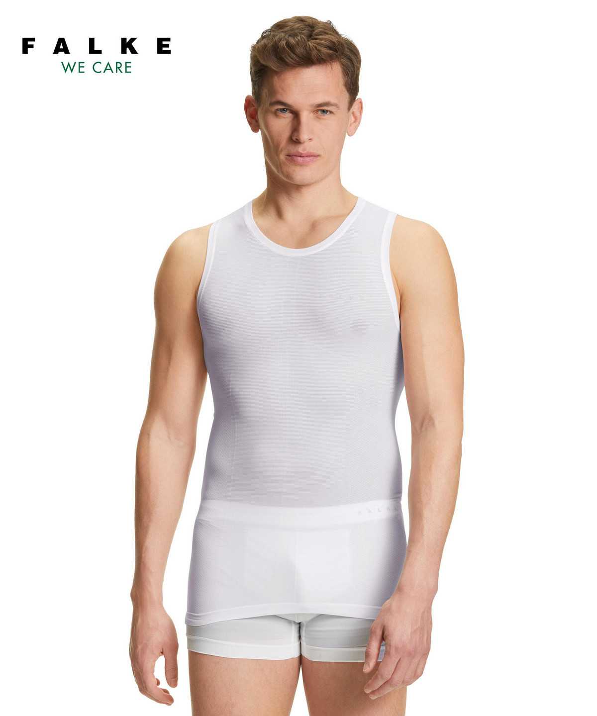 Functional Underwear Falke Top Ultralight Cool Męskie Białe | ZLCFWV-930