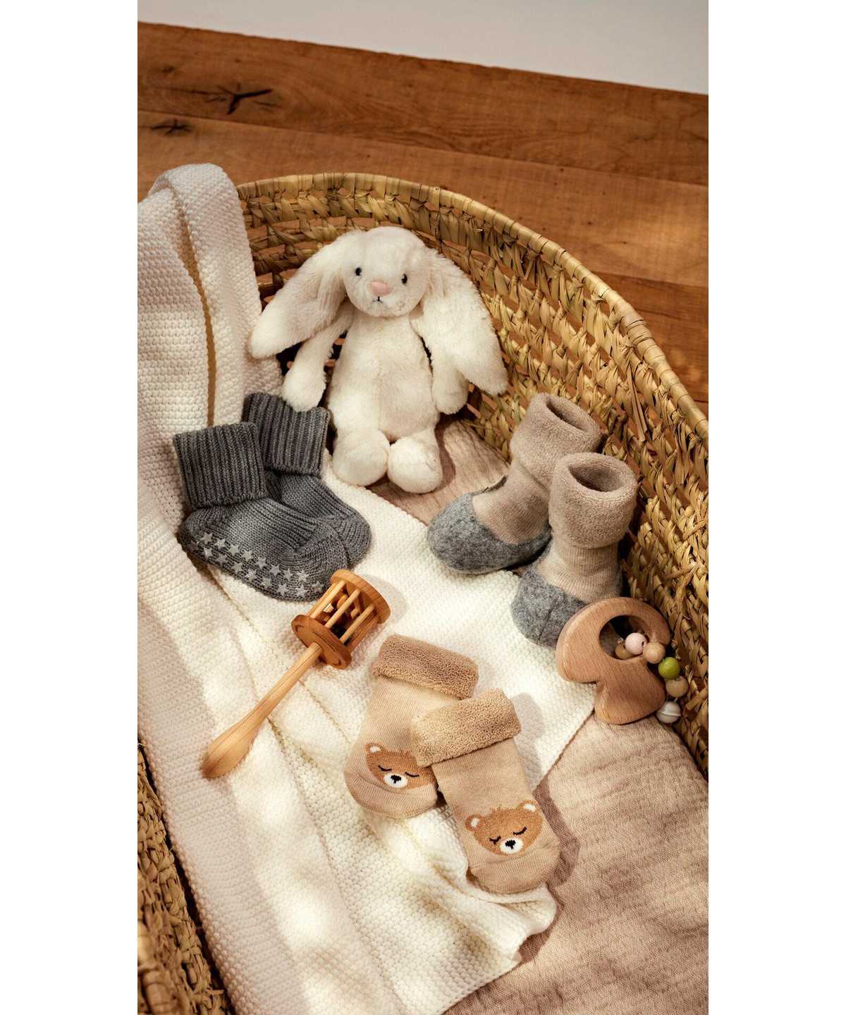 House Socks & Slippers Falke Baby Cosyshoe Slippers Niemowlęce Beżowe | DGFLEP-867