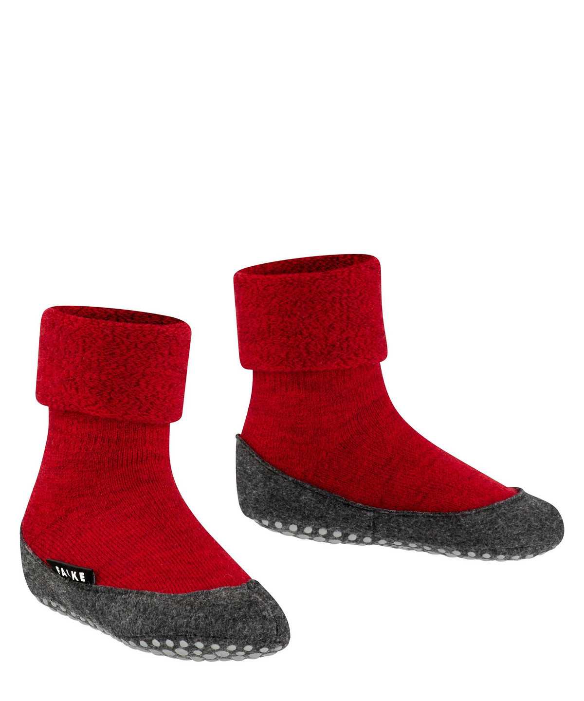 House Socks & Slippers Falke Cosyshoe Minis Slippers Dziecięce Czerwone | JGXVRC-943