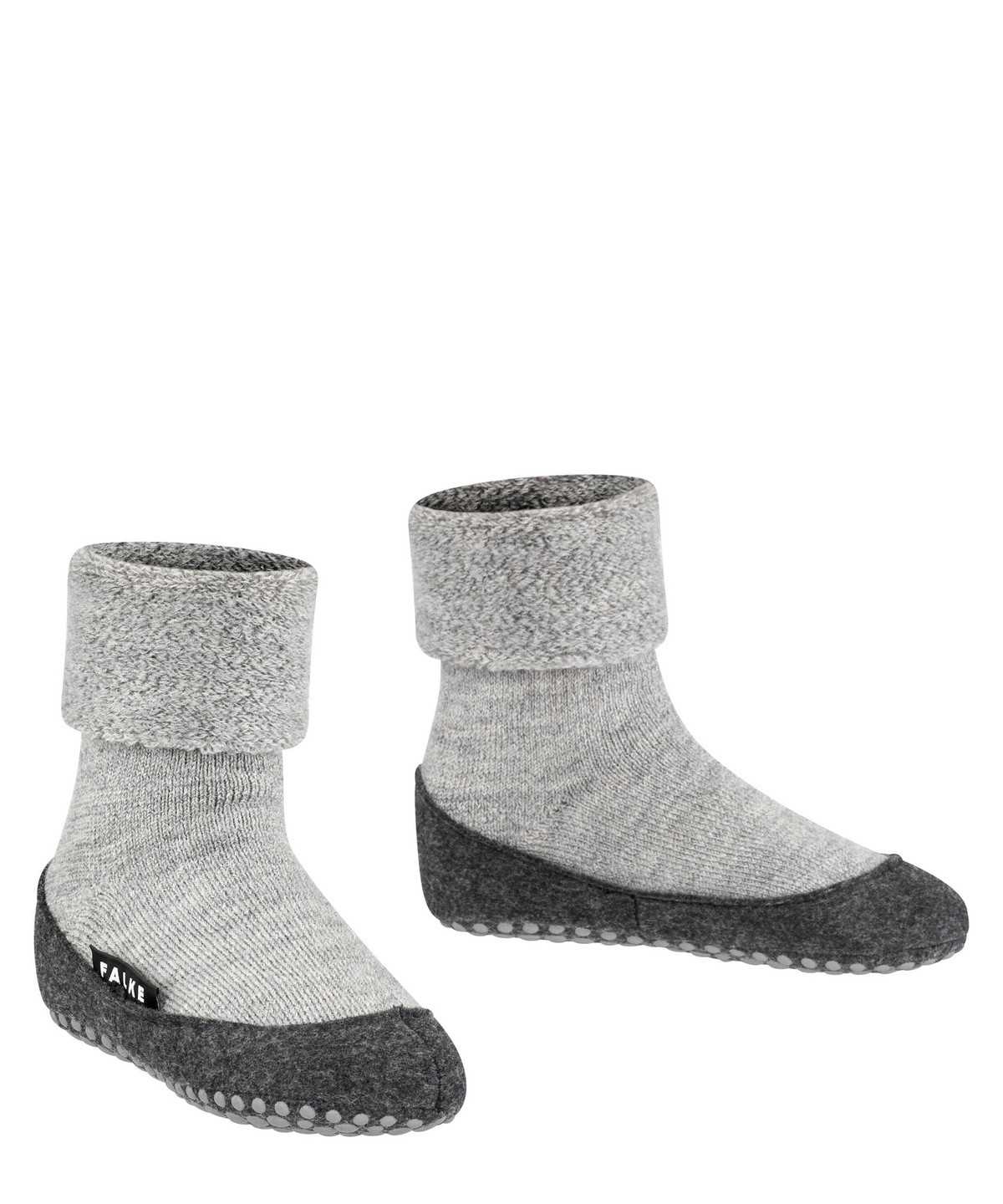 House Socks & Slippers Falke Cosyshoe Minis Slippers Dziecięce Szare | UYJOTL-016