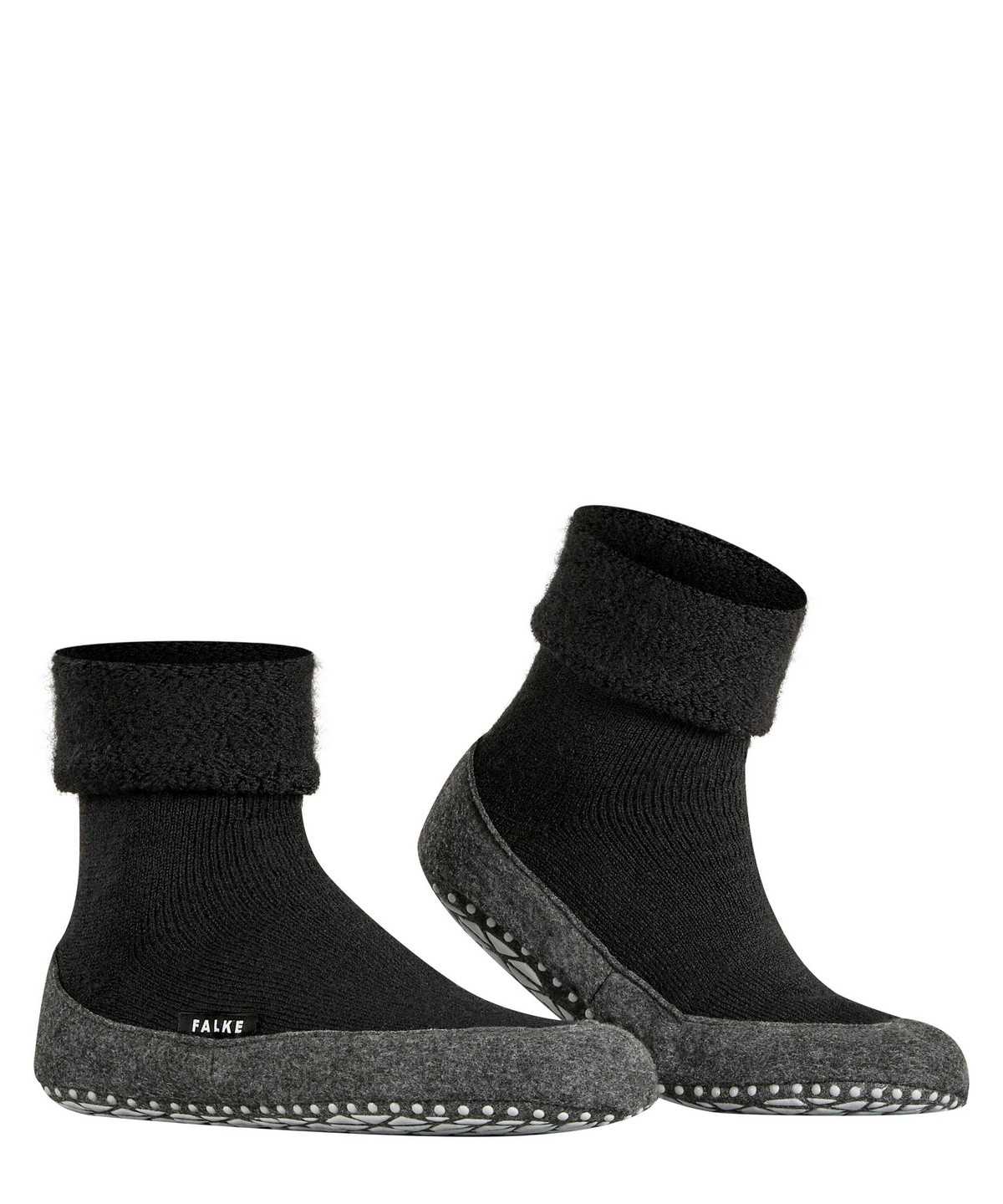 House Socks & Slippers Falke Cosyshoe Slippers Męskie Czarne | FZQJSO-958