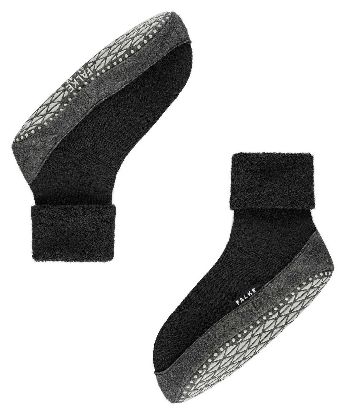 House Socks & Slippers Falke Cosyshoe Slippers Męskie Czarne | FZQJSO-958