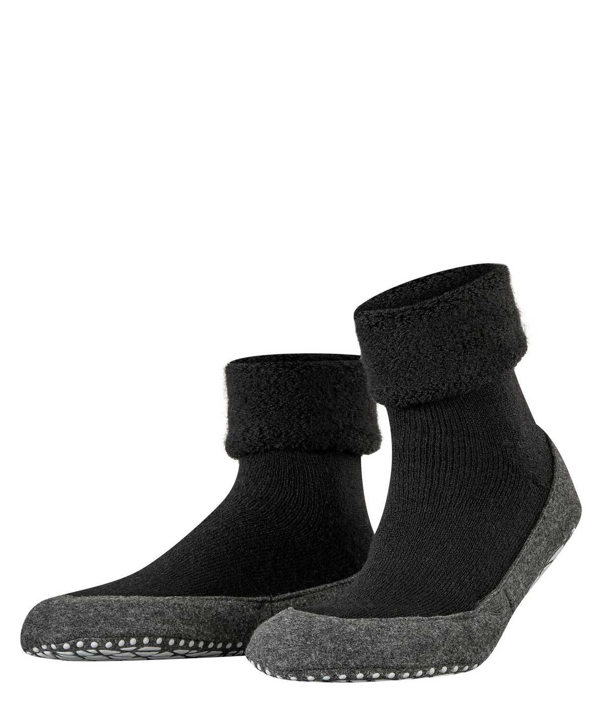 House Socks & Slippers Falke Cosyshoe Slippers Męskie Czarne | FZQJSO-958