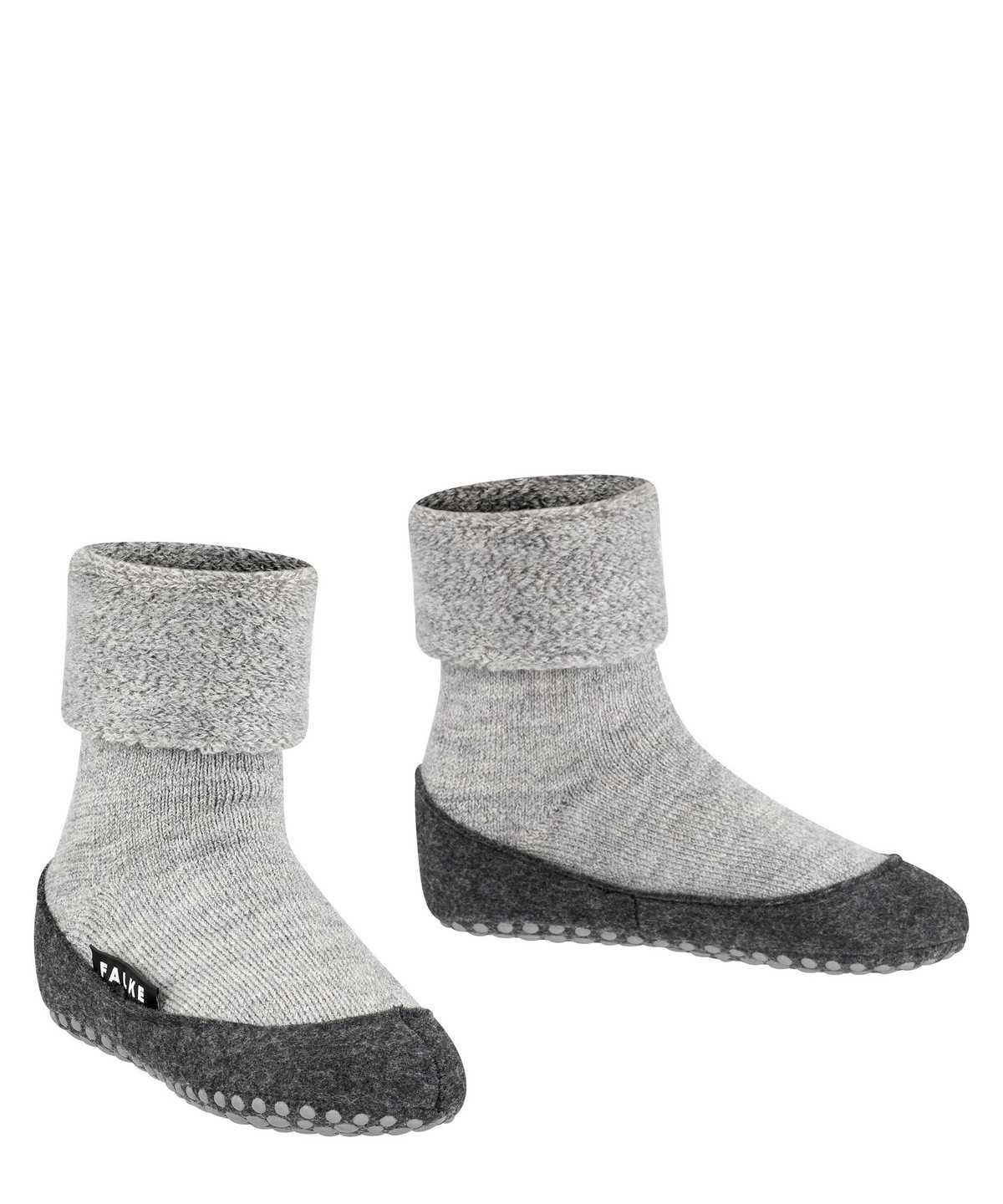 House Socks & Slippers Falke Cosyshoe Teens Slippers Dziecięce Szare | MWFIDK-721