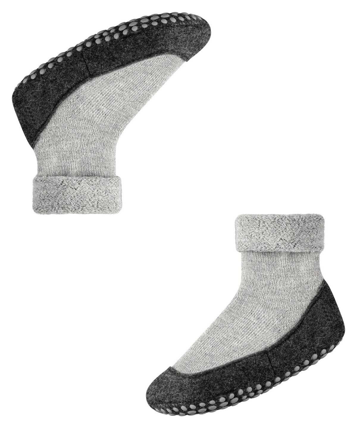 House Socks & Slippers Falke Cosyshoe Teens Slippers Dziecięce Szare | MWFIDK-721