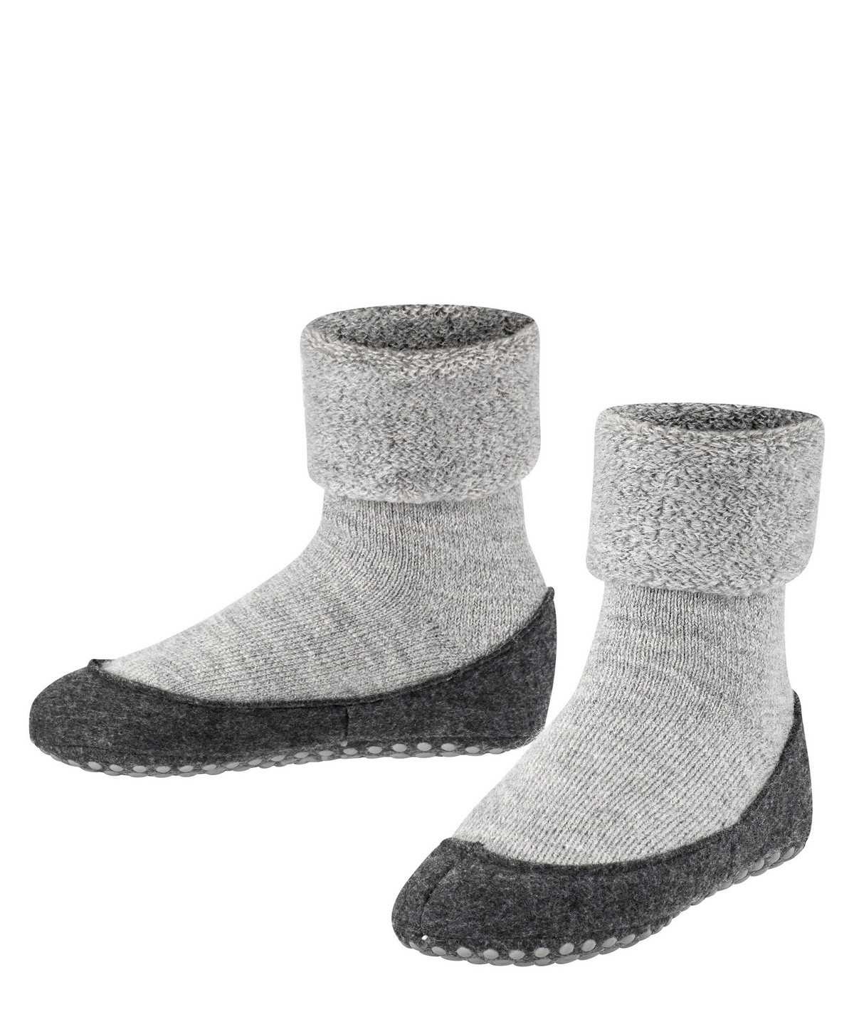 House Socks & Slippers Falke Cosyshoe Teens Slippers Dziecięce Szare | MWFIDK-721