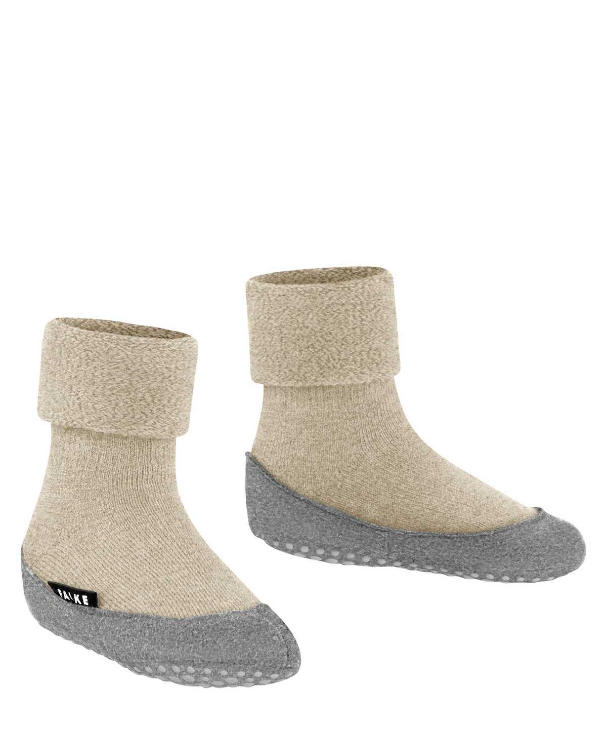 House Socks & Slippers Falke Cosyshoe Teens Slippers Dziecięce Beżowe | YZCWDN-810