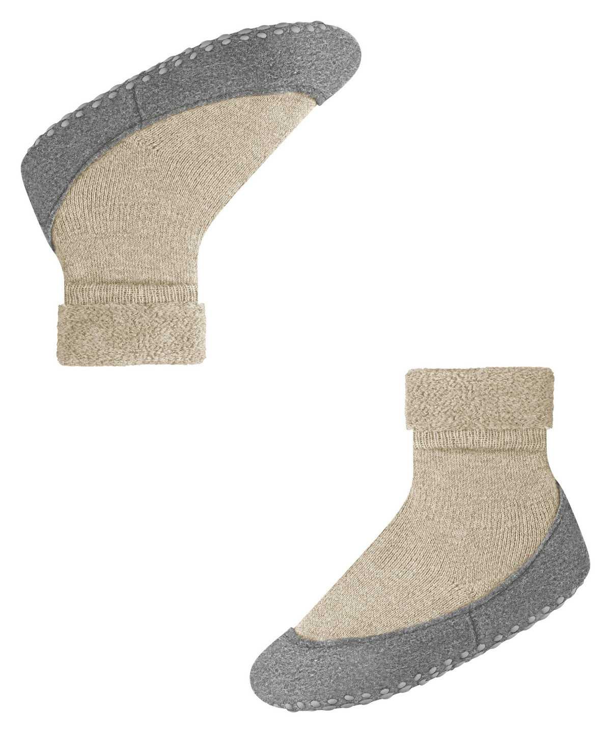 House Socks & Slippers Falke Cosyshoe Teens Slippers Dziecięce Beżowe | YZCWDN-810