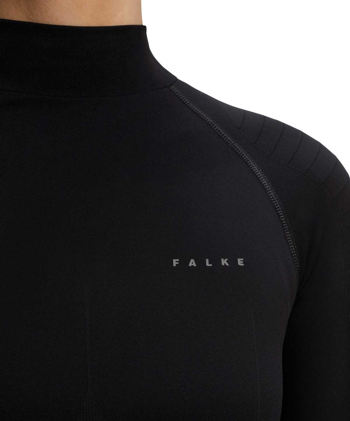 Koszula Z Długim Rękawem Falke Long sleeve shirt Warm Damskie Czarne | LCKQSI-581