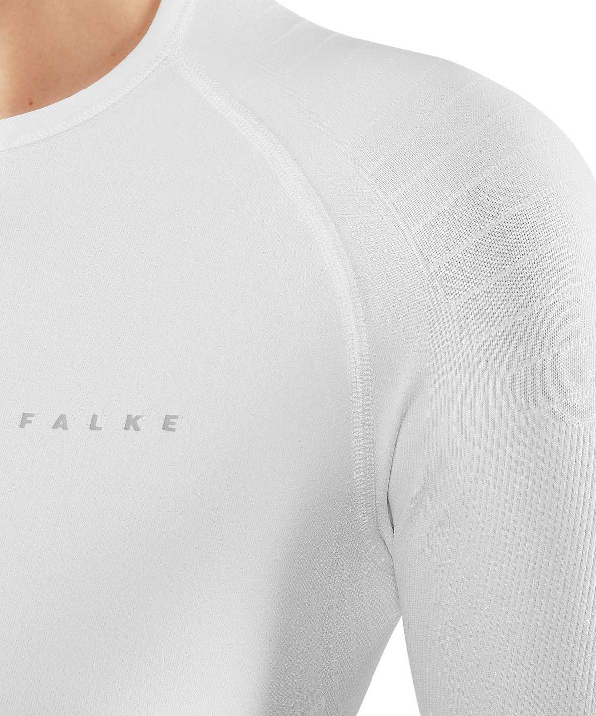 Koszula Z Długim Rękawem Falke Long sleeve shirt Maximum Warm Damskie Białe | ETXLQY-314