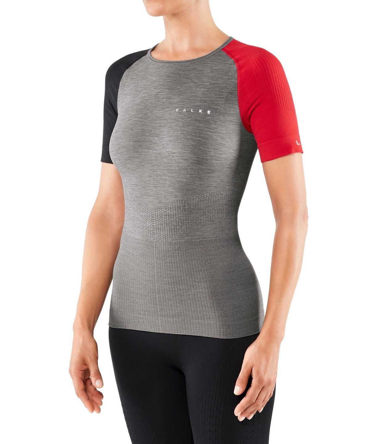 Koszula Z Krótkim Rękawem Falke Impulse Running T-Shirt Round-neck Damskie Szare | LCAROJ-801