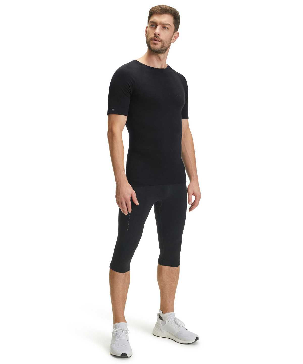 Koszula Z Krótkim Rękawem Falke Impulse Running T-Shirt Round-neck Health Męskie Czarne | DUKFSQ-891