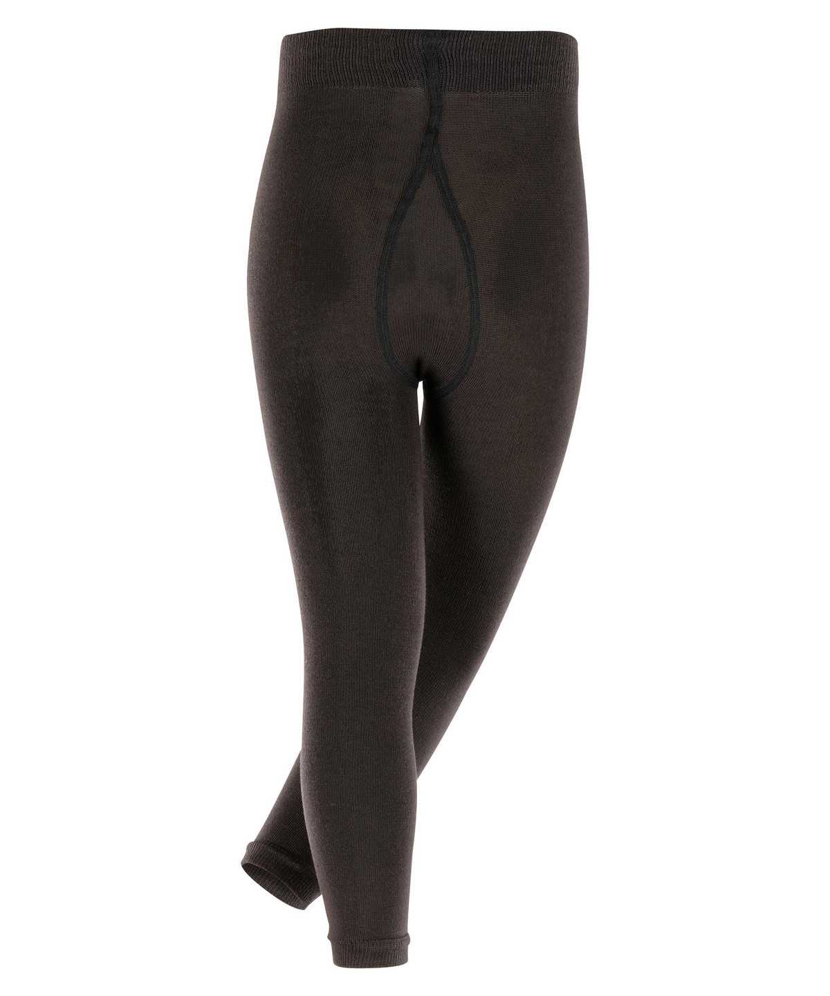 Legginsy Falke Active Warm Leggings Dziecięce Czarne | EOIBZK-835