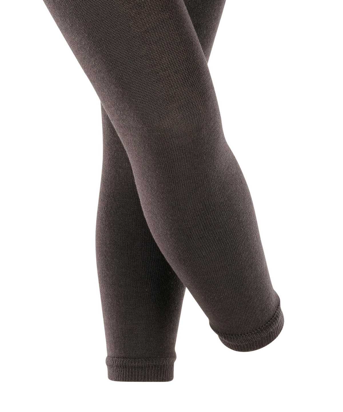 Legginsy Falke Active Warm Leggings Dziecięce Czarne | EOIBZK-835