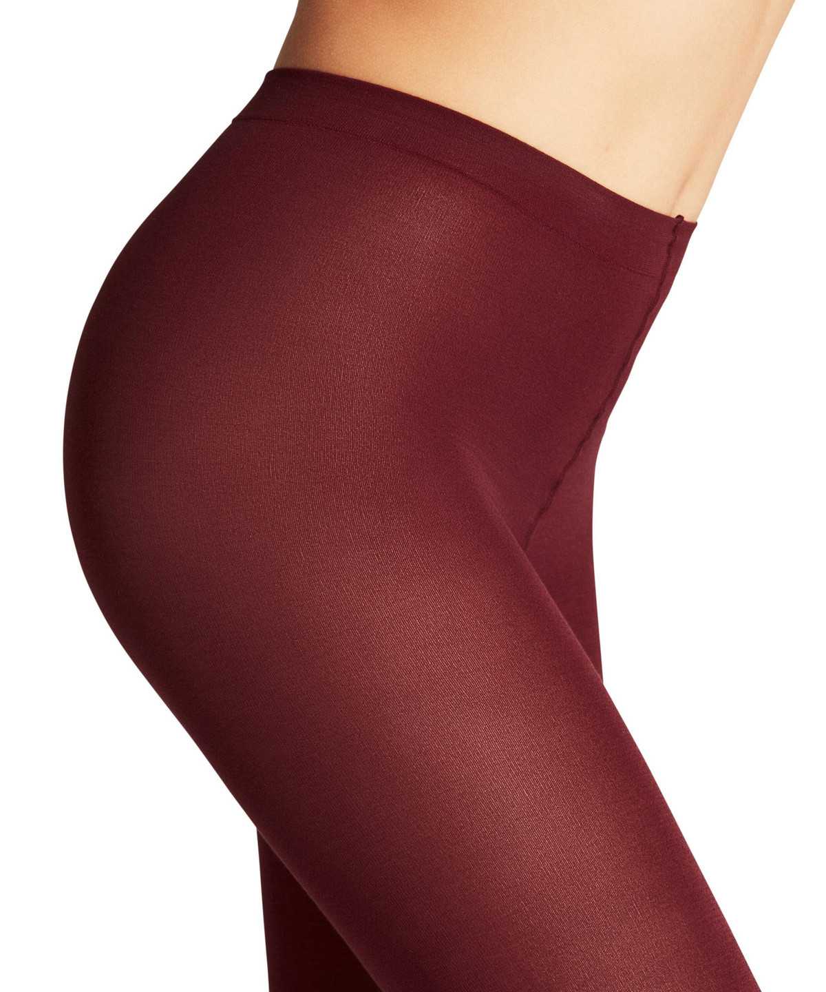 Legginsy Falke Cotton Touch Leggings Damskie Czerwone | JVUHAP-691