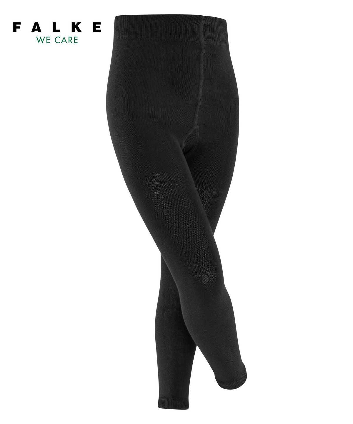 Legginsy Falke Family Leggings Dziecięce Czarne | WSIRBJ-417