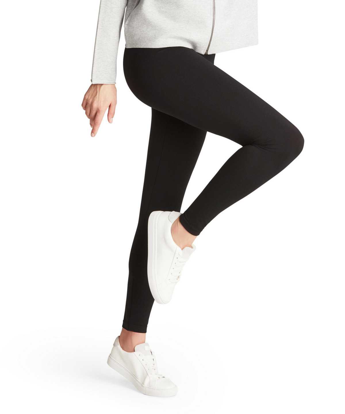 Legginsy Falke Seamless Leggings Damskie Czarne | VNZYOM-986