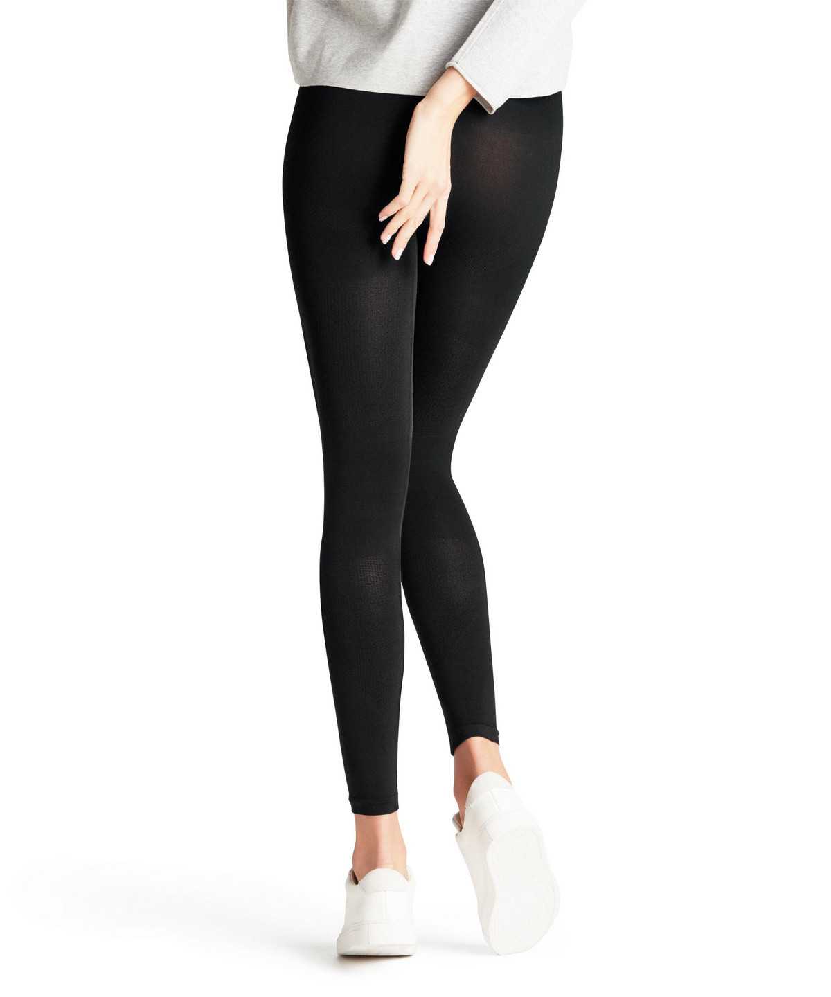 Legginsy Falke Seamless Shaping Leggings Damskie Czarne | DTLCHJ-019